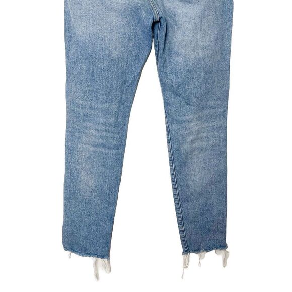 Free People Stella Skinny Jeans Women’s Size 28 Distressed High Rise Raw Hem - Picture 7 of 13